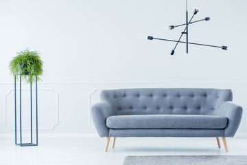 Industrial indoors with sofa