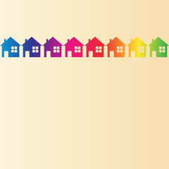 abstract background, house