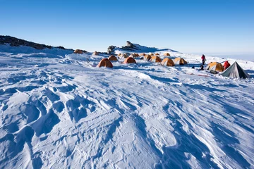Selbstklebende Fototapete Antarktis Mt Vinson, Sentinel Range, Ellsworth Mountains, Antarctica