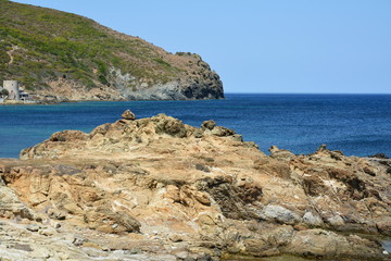 Fototapeta na wymiar Cap Corse, Tollare à Ersa.