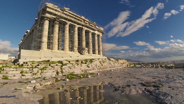 The Beauty of the Parthenon. The Acropolis is one of the most important ancient monuments in the world with archaeological structures including: The Acropolis, Erechtheion, Parthenon, Propylaea.