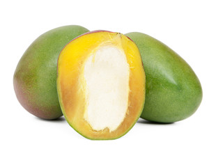 Mango on white background