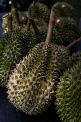 Durian is tropical fruits known for its unusual, spiky appearance and strong smell