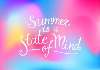 Summer Quotes inspiration, travel and journey phrases, calligraphy vector illustration. Hand drawn lettering. Set of summer holidays and tropical vacation. Vintage style.