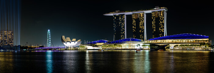 Singapore at night