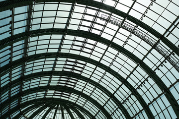 Glass tile ceiling in the Mall of the Emirates