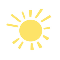 sun icon. vector Illustration