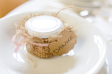 Mitgift auf einer Hochzeit