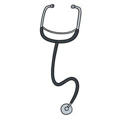 vector of stethoscope