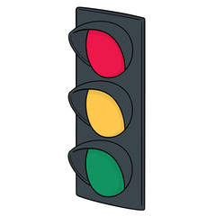 vector of traffic light