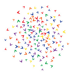 Fototapeta na wymiar Vector Confetti Background Pattern. Element of design. Colorful arrows on a black background