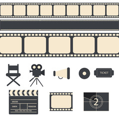 Akcesoria filmowe - obrazy, fototapety, plakaty