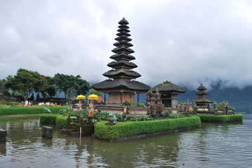 Temple on bali island indonesia