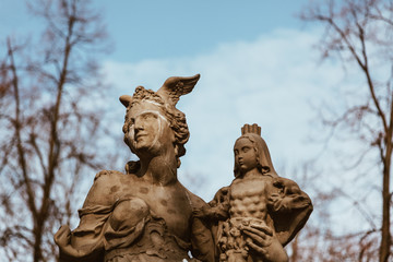 Obraz premium Statue in Warsaw - Poland