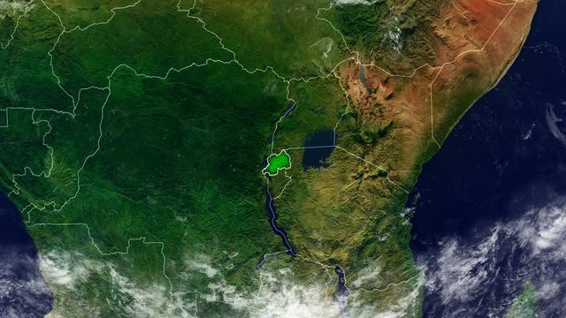 RWANDA MAP