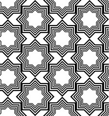 Seamless repeating pattern from oriental ornament