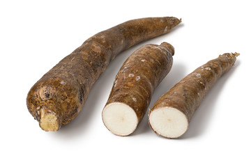  Whole Cassava root and two parts