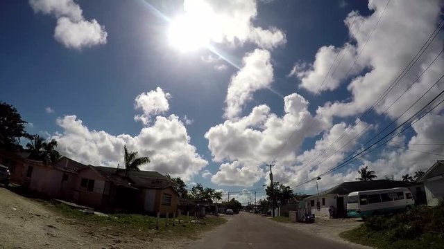 Ghetto neighborhood in Nassau, Bahamas. Nassau is a very secure island.
