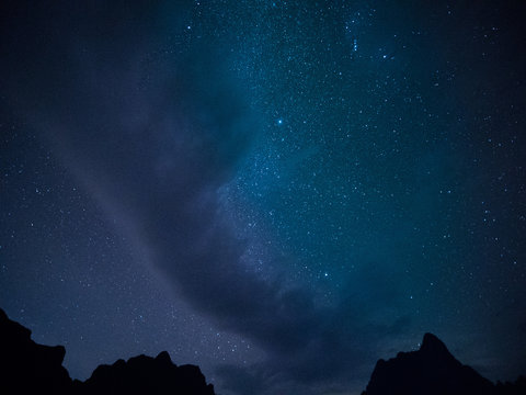 Stars and night sky background