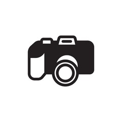 dslr camera  filled vector icon. Modern simple isolated sign. Pixel perfect vector  illustration for logo, website, mobile app and other designs