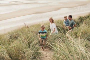 Walking Through the Sand Dunes
