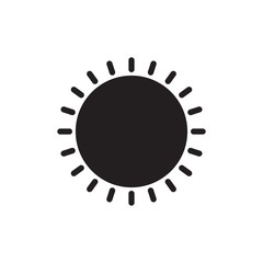sunny filled vector icon. Modern simple isolated sign. Pixel perfect vector  illustration for logo, website, mobile app and other designs