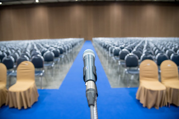 Chair at convention in graduation