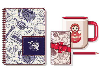 Obraz premium The goods for the child.