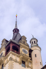 Alpine style, combining the Italian traditions with the aesthetics of the German neo-renaissance  of the architecture of Sinai, Romania  from the 19th century. In the winter