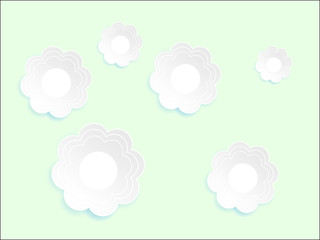 paper flowers texture background.