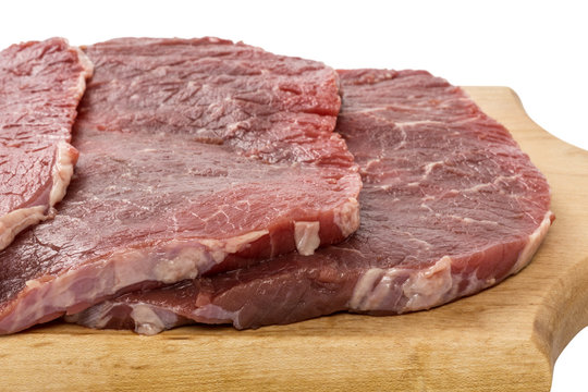 Slice of beef steak