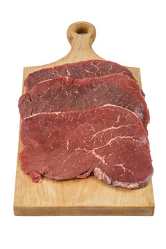 Slice of beef steak