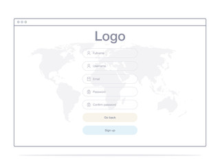Vector Illustration of screens and web concept