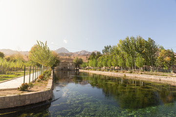 Obraz premium Cheshmeh Ali Pavilion, Damghan, Iran