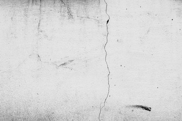 Wall fragment with attritions and cracks