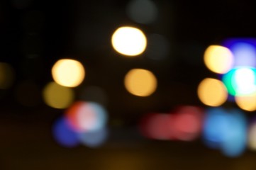 Bokeh lights abstract