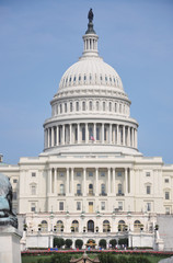 Fototapeta na wymiar United States Capitol Building in Washington, District of Columbia, USA.