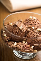 Chocolate Ice Cream in a Cup