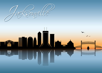 Fototapeta premium Jacksonville skyline