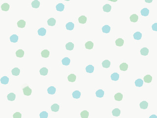 背景素材 水玉 グリーン2