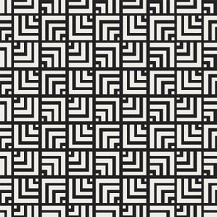 Geometric Lines Seamless Art Deco Pattern. Stylish antique background.