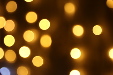 defocused bokeh lights