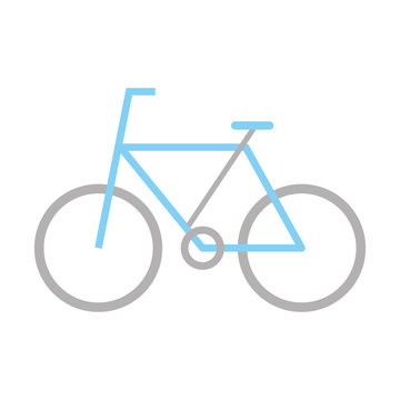 bicycle transport sport recreation image vector illustration