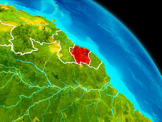 Suriname on Earth