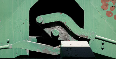 Obraz na płótnie Canvas Tren color verde 
