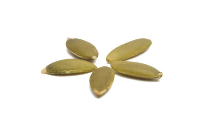 pumpkin seeds isolated