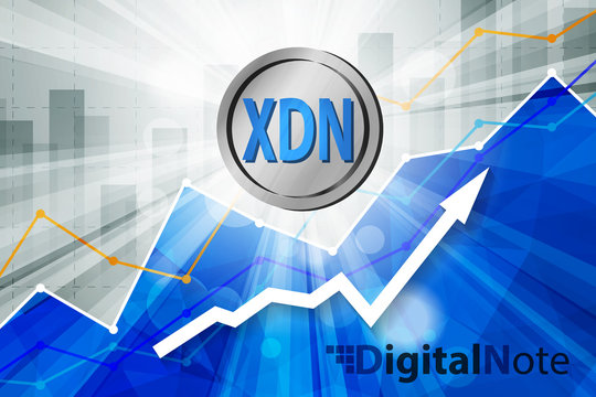 digital note cryptocurrency in the bright rays on background wit