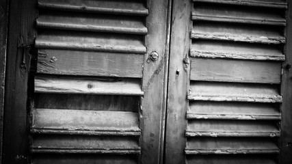 Volet en bois massif