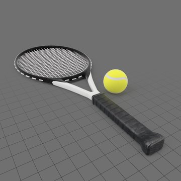 Tennis Ball And Racket Set