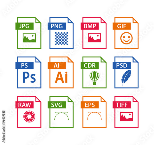 file format icon set images file type icons pictures file format